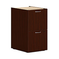 HON Mod HLPLPSFF Pedestal 28" Height x 15" Width x 20" Depth - 2 x File Drawer(s) - Finish: Traditional Mahogany (PLPSFFLT1)