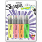 Sharpie Clear View Highlighter Pack Chisel Marker Point - Assorted Ink - 4 / Set (2128216)