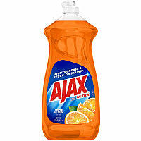 AJAX Triple Action Dish Soap 28 fl oz (0.9 quart) - Orange Scent - Pleasant Scent, Phosphate-free, Kosher-free - Orange - 9 / Carton (144678CT)
