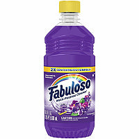 Fabuloso(R) Lavender Pourable 16.9 oz., 24 Bottles 16.9 fl oz (0.5 quart) - Lavender Scent - Residue-free, pH Neutral, Rinse-free, Long Lasting - Lavender - 24 / Carton (153105)