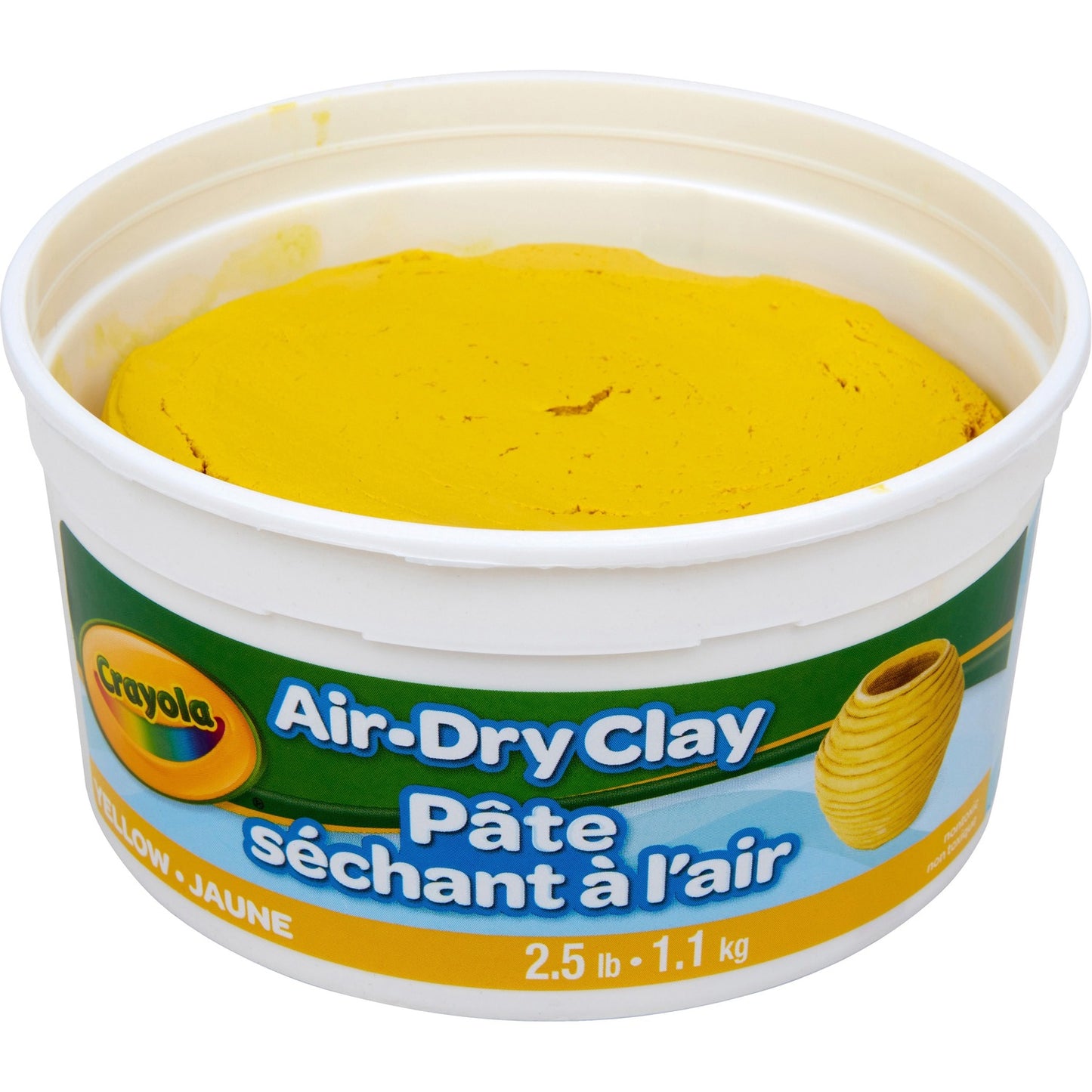 Crayola Air-Dry Clay Art, Classroom, Art Room - Yellow - 1 Each (575134)