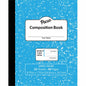 Pacon Composition Book 24 Sheets - 48 Pages - 9.8" Width x 7.5" Depth - Blue Marble Cover - Durable Cover, Soft Cover - 1 Each (PMMK37138)