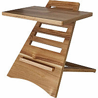 Victor High Rise Laptop Riser 10 lb Load Capacity - 16.50" Height x 17" Width - Acacia Wood - Natural (DC150A)