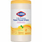 Clorox Multipurpose Paper Towel Wipes Lemon Verbena Scent - Pre-moistened, Textured, Residue-free - White - 75 Tub - 1 Each (32578)