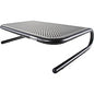 Allsop Metal Art Jr. Monitor Stand 4" Height x 14" Width x 9" Depth - Powder Coated - Metal - Pearl Black (30165V2)