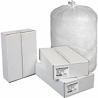 Everyday Genuine Joe High-Density Can Liners 10 gal Capacity - 24" Length x 24" Width x 0.20 mil (5 Micron) Thickness - High Density - Natural - Resin - Office Waste, Receptacle - 1000 / Carton (HD242406)