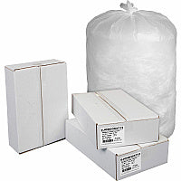 Everyday Genuine Joe High-Density Can Liners 30 gal Capacity - 36" Length x 30" Width x 0.43 mil (11 Micron) Thickness - High Density - Natural - Resin - Office Waste, Receptacle - 500 / Carton (HD303713)