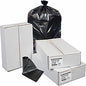 Everyday Genuine Joe Low-Density Can Liners 33 gal Capacity - 39" Length x 33" Width x 1.50 mil (38 Micron) Thickness - Low Density - Black - Resin - Office Waste, Receptacle - Recycled - 100 / Carton (LD333920)