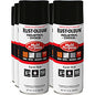 Rust-Oleum Industrial Choice Enamel Spray Paint Liquid - Gloss Black - 12 fl oz - 6 / Carton (1679830VCT)