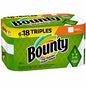 Bounty Full Sheet Paper Towels - 6 Triple Roll = 18 Regular (05849)