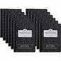Sparco Composition Notebook 100 Sheets - Letter - Black Cover - 12 / Pack (00334)