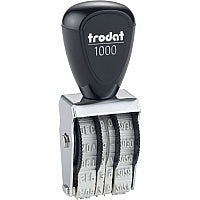 Trodat Rubber Date Stamp Date Stamp - 4 Bands - Assorted - Rubber, Steel - 1 Each (RD010)