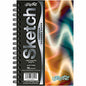 Pacon Fashion Sketch Book 75 Pages - Spiral - 120 g/m² Grammage - 9" x 6" Sheet Size - Neon Neon Abstract Cover - Acid-free, Perforated, Durable - 1 Each (P38040)