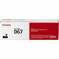 Canon 067 Original Standard Yield Laser Toner Cartridge - Black - 1 Each (CRTDG067BK)