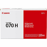 Canon 070 Original High Yield Laser Toner Cartridge - Black - 1 Pack 10200 Pages (CRTDG070H)