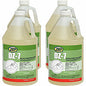 Zep Commercial DZ-7 Neutral Disinfectant Cleaner 128 fl oz (4 quart) - Neutral Scent - Virucidal, Bactericide, Fungicide, Mildewstatic, pH Neutral, Phosphate-free, Butyl-free, APE-free - Yellow - 4 / Carton (752023CT)
