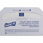 Genuine Joe Toilet Seat Covers Half-fold - For Public Toilet - White - 250/Pack - 4 / Carton (GJO10152)
