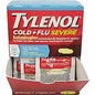 Tylenol Cold & Flu Severe Single-Dose Packets For Tylenol Cold, Flu, Fever, Body Ache, Pain, Headache, Sore Throat, Nasal Congestion, Cough - 2/Packet - 30 / Box (64568)
