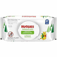 Huggies Natural Care Sensitive Baby Wipes 6.60" Width x 7.70" Length - White - 56 Wipes/Soft Pack - 1 Each (31803)