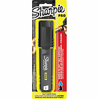 Sharpie PRO Permanent Markers Broad Chisel, Medium, Fine Marker Point - Black Ink - 1 / Pack (2178493)