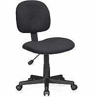 NuSparc Multi-Task Chair Fabric Back Material - 5-star Base - Black - 1 Each (CH300FNBK)