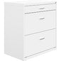 NuSparc Pencil Drawer Lateral File 30" Width x 17.6" Depth x 31.7" Height - 2 x Drawer(s) for File, Pencil - Letter - Lateral - Interlocking, Anti-tip, Ball Bearing Slide, Ball-bearing Suspension, Removable Lock, Durable, Nonporous Surface, Ad (LF318BBWE)