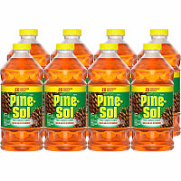 Pine-Sol Multi-Surface Cleaner For Multi Surface - Concentrate - Liquid - 40 fl oz (1.3 quart) - Original Scent - Deodorize, Disinfectant, Dilutable - Yellow - 8 / Carton (60164CT)