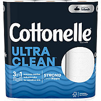 Kimberly-Clark Professional(R) Ultra Clean Toilet Paper 1 Ply, White, Paper, Fiber, 24 Rolls/Pack (55492)