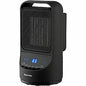 ESM 11-1/2" Portable Ceramic Heater Ceramic - 3 x Heat Settings - Timer - Remote Control - Oscillation - Office, Room, Dorm - Portable - Black (KM65015BK)