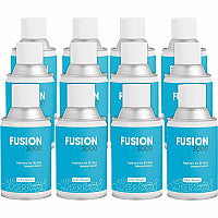 Fresh Products Fusion 3000 Metered Aerosols 6000 ft³ - Cotton Blossom - 30 Day - Odor Neutralizer, VOC Compliant - 12 / Carton (MAIRCB)