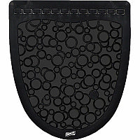 Genuine Joe Carpet Mat Restroom, Floor, Urinal - 16.75" Width x 20.500" Depth - Black - 6 / Carton (GJO85202)