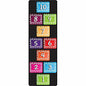 Ashley Smart Poly Original Fun Mat Floor, Classroom - 47" Length x 15.50" Width - Numbered 1 to 10 - Multicolor - 1 Each (91400)