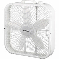 ESM Box Floor Fan 3 Speed - White (KM60048WH)