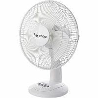 ESM Oscillating Fan 3 Speed - Oscillating, Air Circulation - White (KM60007WH)