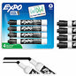 Expo Dry Erase Chisel Tip Markers Chisel Marker Point - Erasable - Black Ink - Dry - 4 / Pack (80661A)