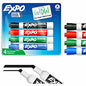 Expo Dry Erase Markers Chisel Marker Point - Erasable - Assorted Ink - Dry - 4 / Set (80174A)