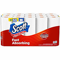 Scott Choose-A-Sheet Paper Towels White - Fiber Paper - 15 / Pack (56674)
