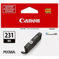 Canon CLI-231 Original Standard Yield Inkjet Ink Cartridge - Black - 1 Each 8.2 mL (CLI231BK)