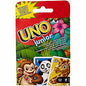 UNO Junior Card Game For Kids With Simple Rules & Animal Matching For 2-4 Player (GKF04)