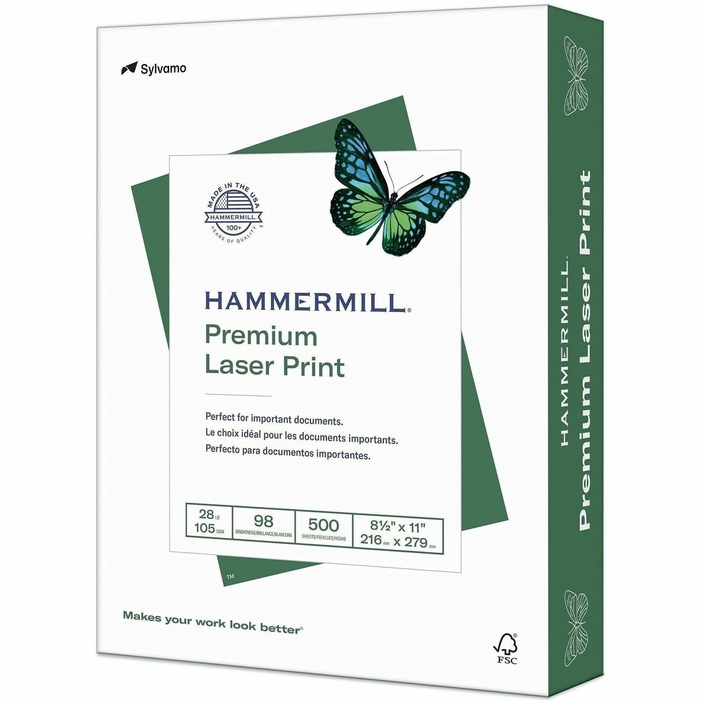 Hammermill Premium 28 lb Laser Print Paper (125534CT)