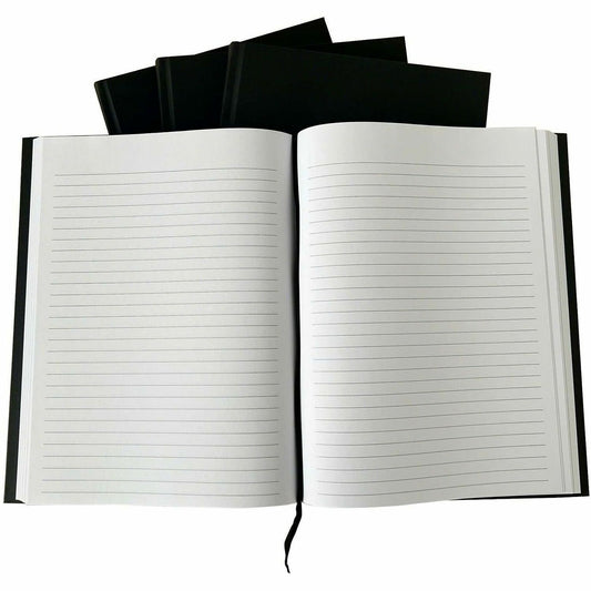 Business Source Hardbound Ruled Linen Journals (10973)
