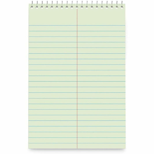 Business Source Green Tint Steno Notebook (26743)