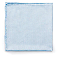 Rubbermaid Commercial Executive Series Hygen Cleaning Cloths, Glass Microfiber, 16 x 16, Blue, 12/Carton (Q630)