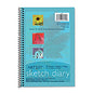 Pacon Art1st Sketch Diary, 64 lb Text Paper Stock, Blue Cover, (70) 9 x 6 Sheets (4790)