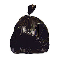 Heritage Reprocessed Resin Can Liners, 60 gal, 1.5 mil, 38" x 58", Black, 100/Carton (X7658AK)