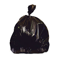 Heritage Reprocessed Resin Can Liners, 56 gal, 1.5 mil, 43" x 47", Black, 100/Carton (X8647AK)