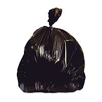 Heritage Reprocessed Resin Can Liners, 45 gal, 2 mil, 40" x 46", Black, 100/Carton (X8046QK)