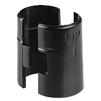 Alera Wire Shelving Shelf Lock Clips, Plastic, Black, 4 Clips/Pack (ALESW59SLBL)