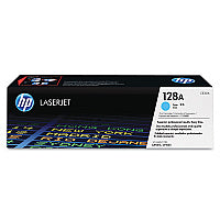 HP 128A, (CE321A) Cyan Original LaserJet Toner Cartridge