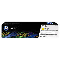 HP 126A, (CE312A) Yellow Original LaserJet Toner Cartridge
